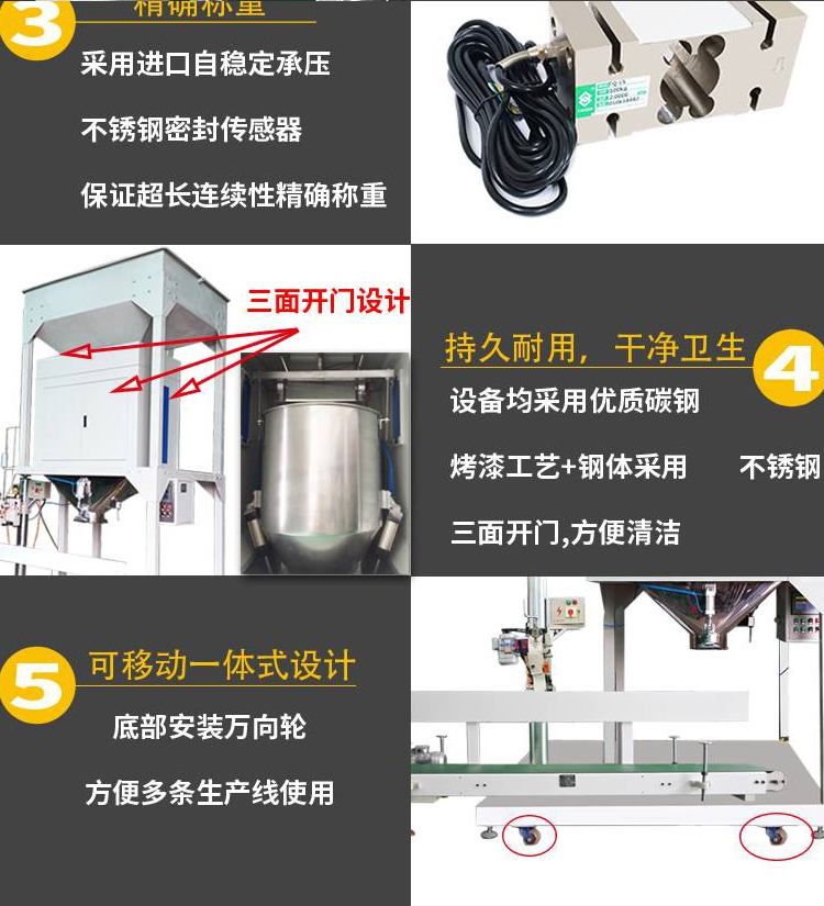 糧食自動定量稱重包裝機(jī)  南衡稱重